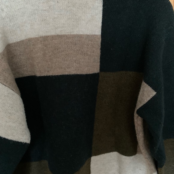 Zara Men’s Wool Colorblock Sweater - Picture 4 of 5